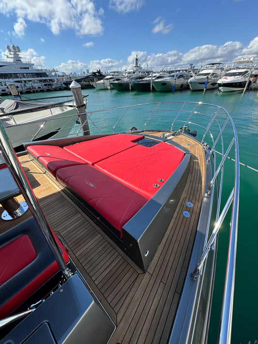 A Yacht Makeover: Custom Upholstery and Teak Restoration by Marine Wraps